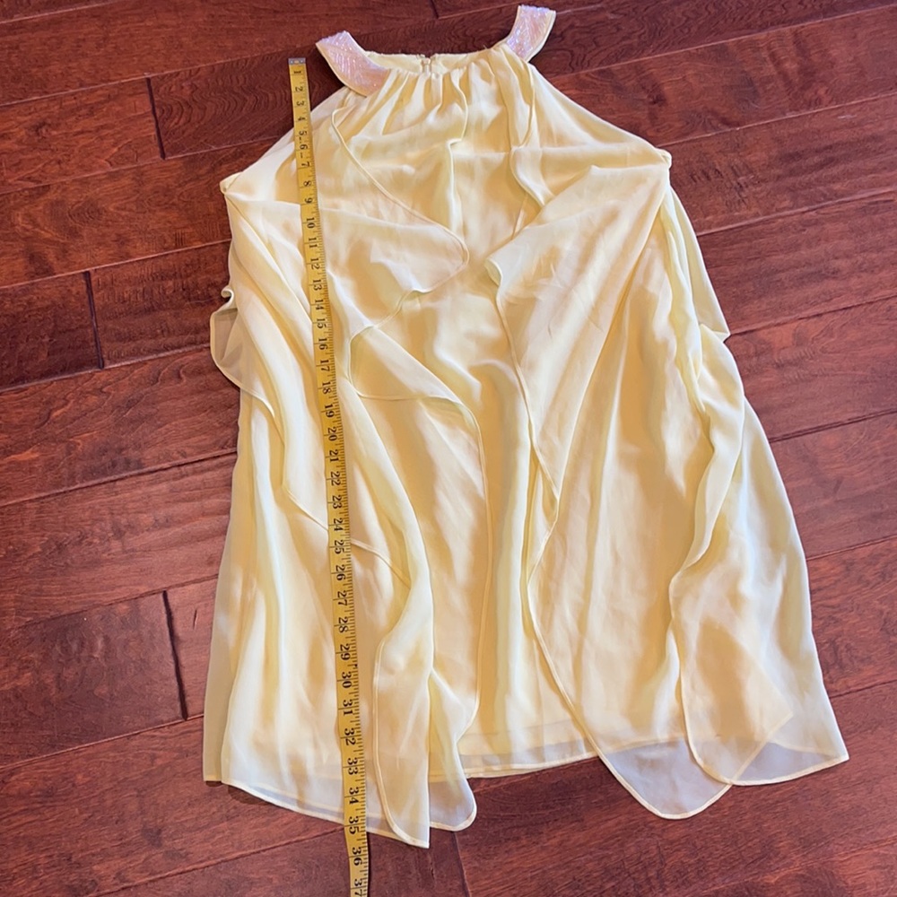 Badgley Mischka For Cache Size 8 Halter Dress - image 4